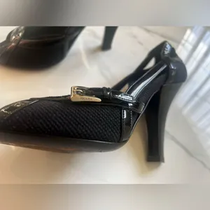 PRADA vero cuoio Sandals Heels sz 36 (6) thumbnail 4