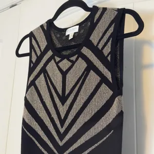 Bisou Bisou Dress M Michele Bohbot Metallic Art Deco Bodycon Mini Holiday Party thumbnail 7