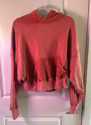 Free People Hoodie Burgendy thumbnail 1
