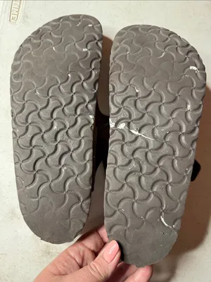 Birkenstock Gizeh Brown Birko-Flor Toe Post Sandals Sz 41 US10-10.5 Regular Wide thumbnail 10