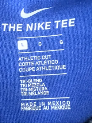 NIKE University of Florida Gators Blue & Orange Sporty Raglan Tee Size Large thumbnail 7