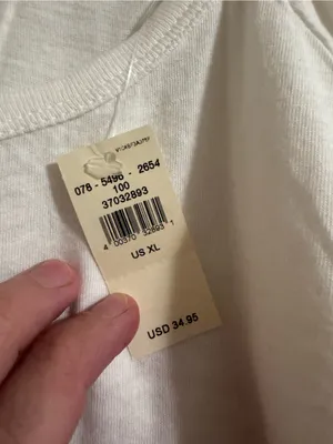 NWT American eagle White Women's Scoop Neck Lightweight Top thumbnail 2