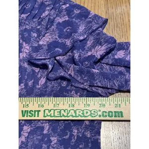 Free people These‎ Dreams Mini Dress Violet Floral Cottagecore Boho Tunic M thumbnail 11