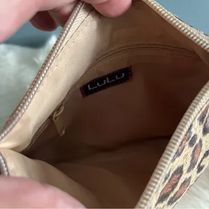 Lulu Animal Print Wristlet Brown thumbnail 6