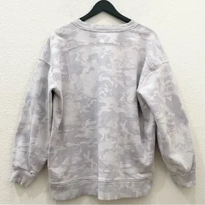 Lululemon Perfectly Oversized Crew in Igcognito Camo Alpine White Multi thumbnail 3