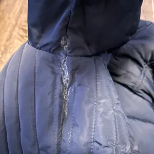 Tommy Hilfiger Women Puffer Coat Navy Blue Faux‎ Fur Hood Winter Warm XS thumbnail 8