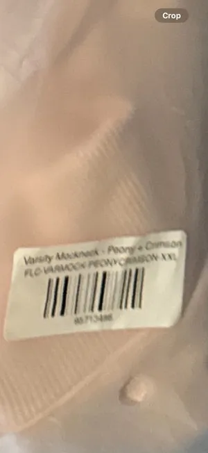 PARKE Valentines Collection Mockneck Sweatshirt SIZE XXL thumbnail 3