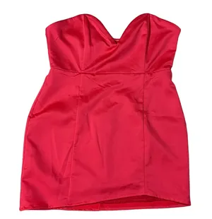 NWT Superdown Lilianah Sweetheart Mini Dress - Pink - XL thumbnail 1