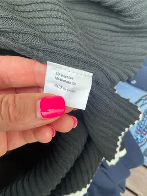 Classic Black Polo Knit Dress with Contrast Trim🖤🤍🖤 thumbnail 5