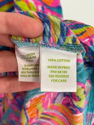 LILLY PULITZER Minka Trapeze Tank Top Sea Blue Summer Haze Pink Tropical Floral thumbnail 10