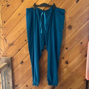 Carhartt force essentials jogger scrub pants in Caribbean blue thumbnail 3