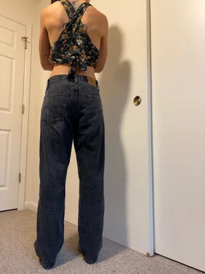 Black floral halter urban outfitters thumbnail 4