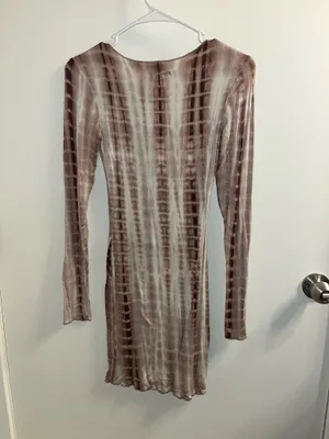 Princess Polly Brown Tie Dye Dress thumbnail 3