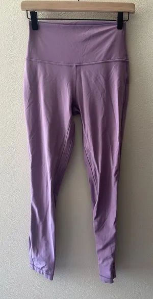 Lululemon Align High-Rise Pant 25" Wisteria Purple W5DKZS size 6 thumbnail 1