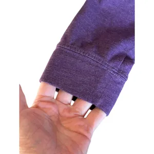 Flying colors purple active pull-over long sleeve top medium USA yoga workout thumbnail 7