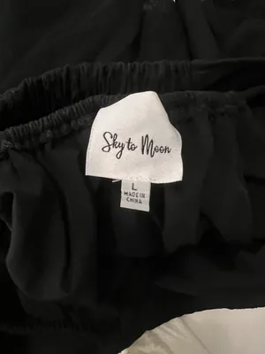 Sky To Moon Black Cutout Dress Size L thumbnail 5