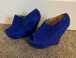 Steve Madden  bootie wedges thumbnail 1