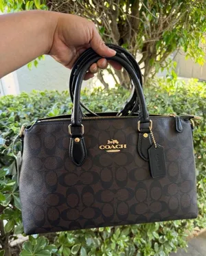 NEW Coach Georgia Satchel In Signature Canvas New IM/BROWN BLACK CR157 IMAA8 thumbnail 1