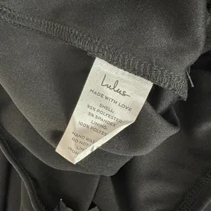 Lulus Thinking Out Loud Black Backless Jumpsuit Formal Cocktail Party Medium NWT thumbnail 11
