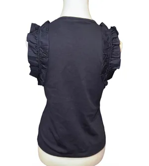 Ruffle trim preppy mixy tank top thumbnail 7