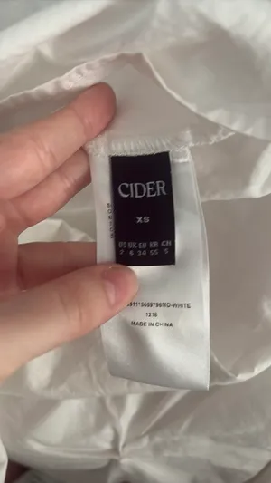 White Cider Babydoll Dress thumbnail 5