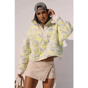 Free People Mountain High 3D Fleece Jacket Womens S thumbnail 2