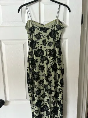 Windsor Bodycon Dress Sage Green thumbnail 3