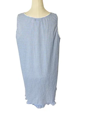 VINTAGE MISS ELAINE Gingham Nightgown thumbnail 5