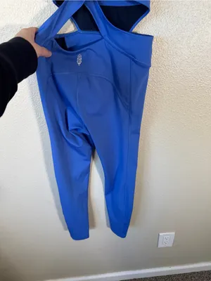 Free People Movement Blue Jumpsuit Womens XS Athletic Gym Workout One Piece thumbnail 6