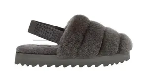 UGG Super Fluff Women’s Slippers (charcoal) thumbnail 1