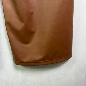 OFFLINE by Aerie Women’s Faux Leather Wide Leg Pull-On Pants Tan Brown Sz S NWT thumbnail 8