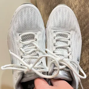 Under Armour Charged Rogue Running Sneakers Woman’s 10 White Gray thumbnail 3