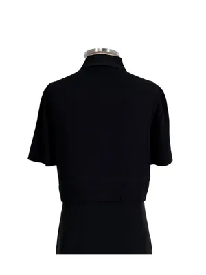 T by Alexander Wang Silk Short Sleeve Top Black Size XS thumbnail 7