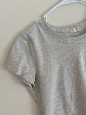 Brandy Melville Top Crop Grey thumbnail 3