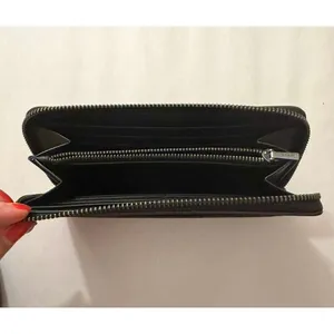 Coach ACCORDION WALLET (COACH F25517) BLACK Signature coated canvas logo thumbnail 3