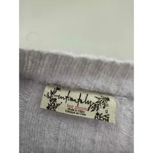 Free People Around The Clock Lavender Oversized‎ Rib Sweater Women Size XS thumbnail 6