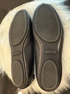 Authentic Tory Burch Minnie Travel Ballet Flats Black Leather US size 7.5 thumbnail 4