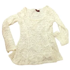 ✨ H&M, Divided White Peplum Top✨ thumbnail 3