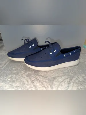Lands' End Navy Blue Women's Boat Shoes thumbnail 3