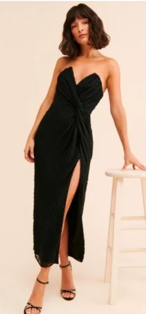 Katie May Come On Home Dress in Black thumbnail 1