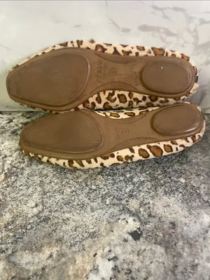 J. Crew Leopard Haircalf Loafers in Brown and Cream thumbnail 6