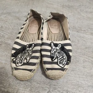 Kate Spade New York Garden Zebra Canvas Espadrille Size 5.5 thumbnail 2
