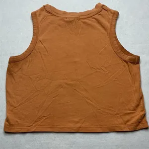 Full Tilt Womens American Tour Graphic Muscle Tank Top‎ Orange XS thumbnail 2