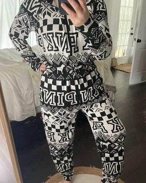 Victoria’s Secret Pink Sherpa One Piece Pajama thumbnail 1