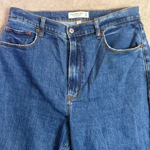 Abercrombie & Fitch Curve Love Ultra High Rise Jeans Womens 12 90s Slim Straight thumbnail 8