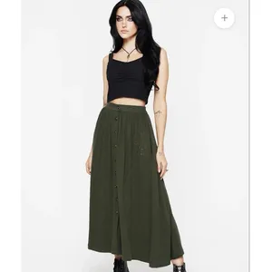 Disturbia Foliate Embroidered Midaxi Skirt Size 12 thumbnail 10