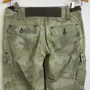 G Star Raw Danbury Field Cargo Pants Womens 26 Green Camo Utility Embroider Army thumbnail 8