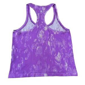 Lululemon Women's 10 Swiftly Tech Racerback Tank Top Purple Marble‎ Race Length thumbnail 3