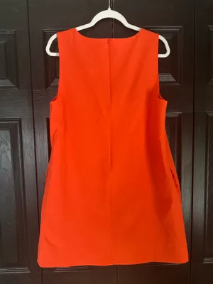Vici Collection Mini Shift Dress Orange Floral thumbnail 7