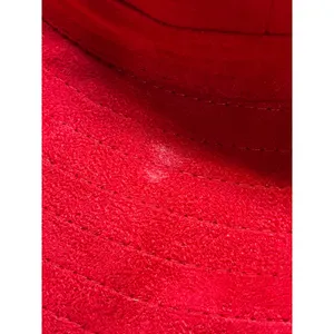 Something Special LA Red Faux Suede Wide Brim Sun Hat‎ Fedora Boho Chic thumbnail 5